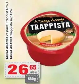 CBA TANYA ARANYA caşcaval Trappist 45% Ofertă