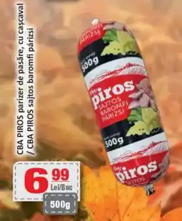 CBA CBA PIROS parizer de pasăre, cu caşcaval Ofertă