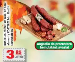 CBA KOSTELEC cârnaţi de casă, de porc, afumați Ofertă