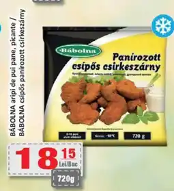 CBA BÁBOLNA aripi de pui pane, picante Ofertă
