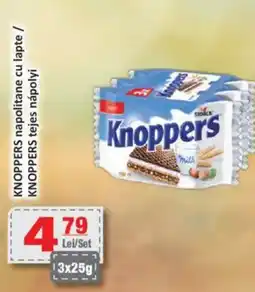 CBA KNOPPERS napolitane cu lapte Ofertă
