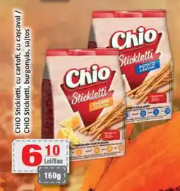 CBA CHIO Stickletti, cu cartofi, cu caşcaval Ofertă