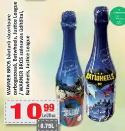 CBA WARNER BROS băutură răcoritoare carbogazoasă, Batwheels, Justice League Ofertă