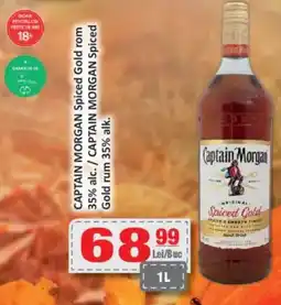 CBA CAPTAIN MORGAN Spiced Gold rom 35% alc. Ofertă