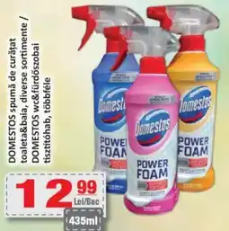 CBA DOMESTOS spumă de curăţat toaleta&baia Ofertă