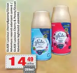 CBA GLADE Luscious cherry&peony/Ocean Adventure rezervă odorizant camerǎ Ofertă