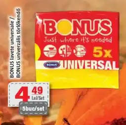 CBA BONUS lavete universale Ofertă