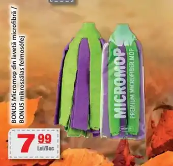 CBA BONUS Micromop din lavetă microfibră Ofertă