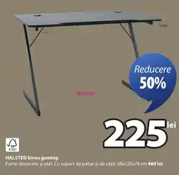 JYSK HALSTED birou gaming Ofertă