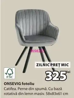 JYSK ONSEVIG fotoliu Ofertă