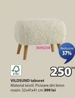 JYSK VILDSUND taburet Ofertă