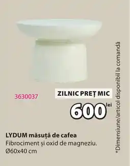 JYSK LYDUM măsuţă de cafea Ofertă