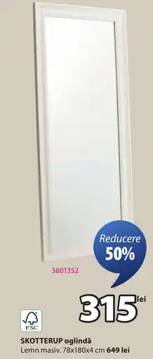 JYSK SKOTTERUP oglindă Ofertă