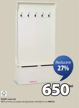 JYSK EGEBY cuier hol Ofertă