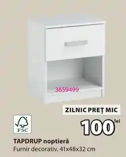 JYSK TAPDRUP noptieră Ofertă