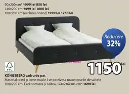 JYSK KONGSBERG cadru de pat Ofertă