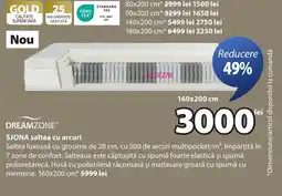JYSK SJONA saltea cu arcuri Ofertă