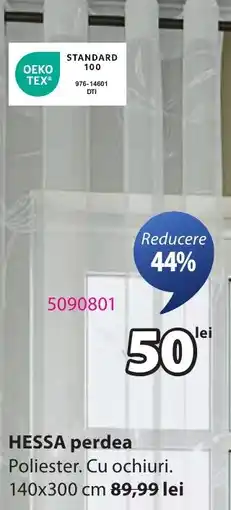 JYSK HESSA perdea Ofertă