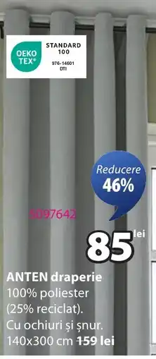 JYSK ANTEN draperie Ofertă