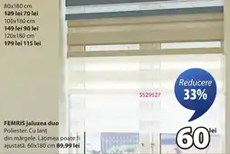 JYSK FEMRIS jaluzea duo Ofertă