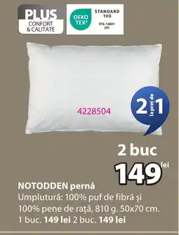 JYSK NOTODDEN pernǎ Ofertă