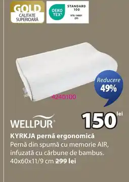 JYSK KYRKJA pernǎ ergonomică Ofertă