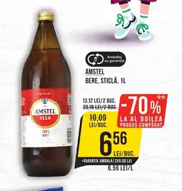 Mega Image Amstel bere, sticlă Ofertă