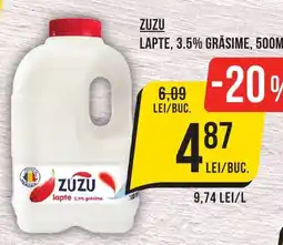 Mega Image ZUZU Lapte, 3.5% grasime Ofertă