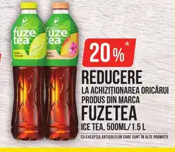 Mega Image FUZETEA Ice tea Ofertă
