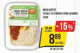 Mega Image MEGA Apetit Fasole cu cârnaţi semi-afumaţi Ofertă
