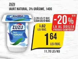 Mega Image ZUZU Iaurt natural, 3% grăsime Ofertă