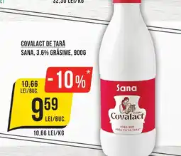 Mega Image COVALACT DE ŢARĂ Sana, 3.6% grăsime Ofertă