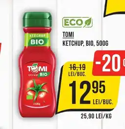 Mega Image TOMI Ketchup, bio Ofertă