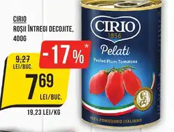 Mega Image CIRIO Roşii întregi decojite Ofertă