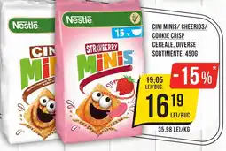 Mega Image Nestle Cini minis/cheerios/ cookie crisp cereale Ofertă