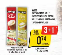 Mega Image AMIGO Cafea instant 3in1/ cappuccino Ofertă