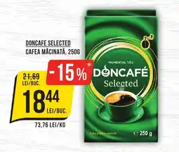 Mega Image Doncafe Selected cafea măcinată Ofertă