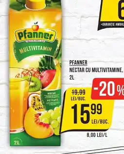 Mega Image PFANNER Nectar cu multivitamine Ofertă