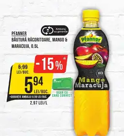 Mega Image PFANNER Băutură răcoritoare, mango & maracuja Ofertă
