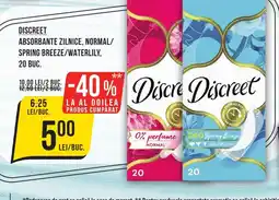 Mega Image DISCREET Absorbante zilnice, normal/ spring breeze/waterlily Ofertă