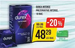 Mega Image Durex Intense prezervative intense Ofertă