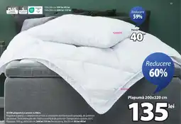 JYSK ULVIK plapumă şi pernă cu fibre Ofertă