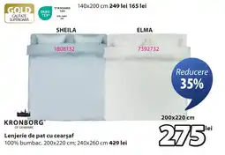 JYSK Lenjerie de pat cu cearşaf Ofertă