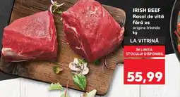Kaufland IRISH BEEF Rasol de vită fără os Ofertă