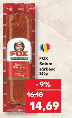 Kaufland FOX Salam sârbesc Ofertă