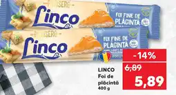 Kaufland LINCO Foi de plăcintă Ofertă