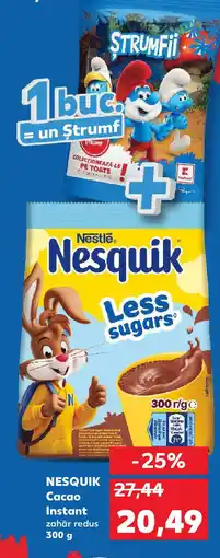 Kaufland NESQUIK Cacao Instant zahăr redus Ofertă