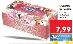 Kaufland REGINA Şerveţele cutie Ofertă
