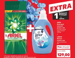 Kaufland ARIEL Detergent automat pentru rufe mountain spring + LENOR Balsam pentru rufe Ofertă