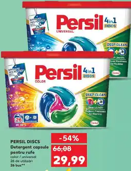 Kaufland PERSIL DISCS Detergent capsule pentru rufe Ofertă
